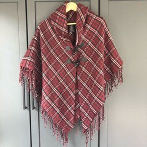 Brooks Brothers Plaid Poncho